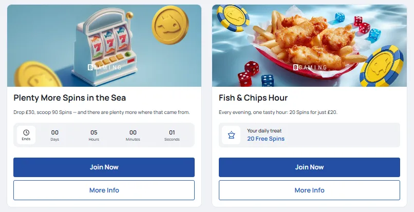 fishandspins casino promotions